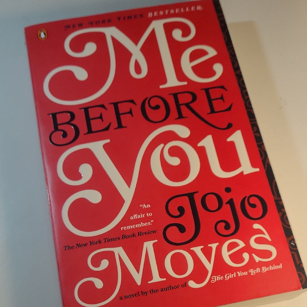 Me Before You by Jojo Moyes Paperback Book New York Times Best Seller & Movie